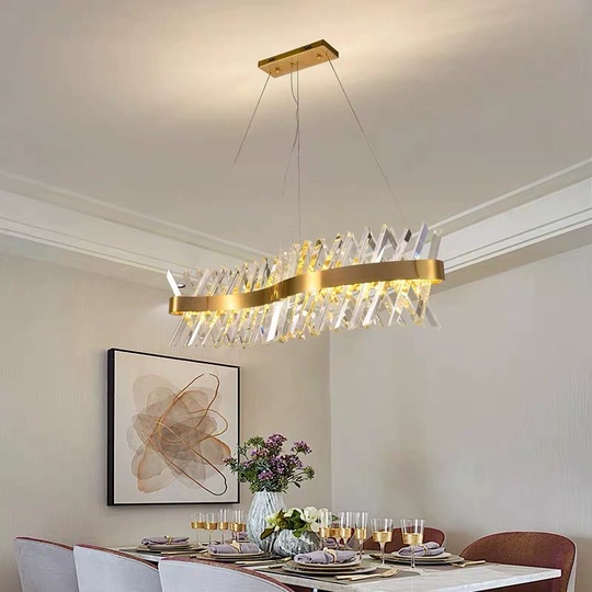 Люстра подвесная, медный, стекло, STYLISH 100*30, металл, LED.