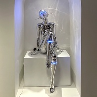 Торшер хром Coguette, 90*165 см, LED, 8 Вт
