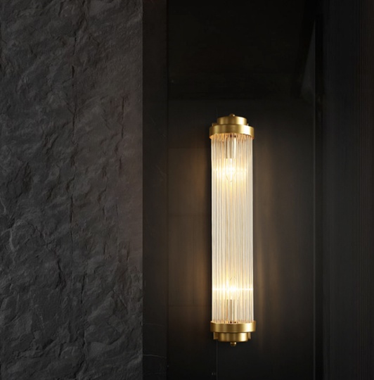 Бра, Настенный светильник бронза, 60*12 см. Бра на стену. TUNA LIGHT, E14, 8 Вт