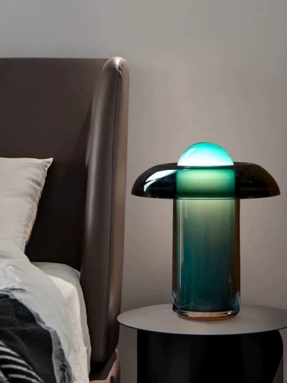 Настольная лампа OUFULA, зеленая, E27