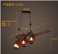 Дизайнерский светильник e14 дерево, стекло, led, 107*55 см, потолочный