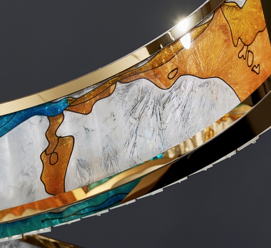 Люстра цветная, AKIRA, 60*12, LED, 45 Вт