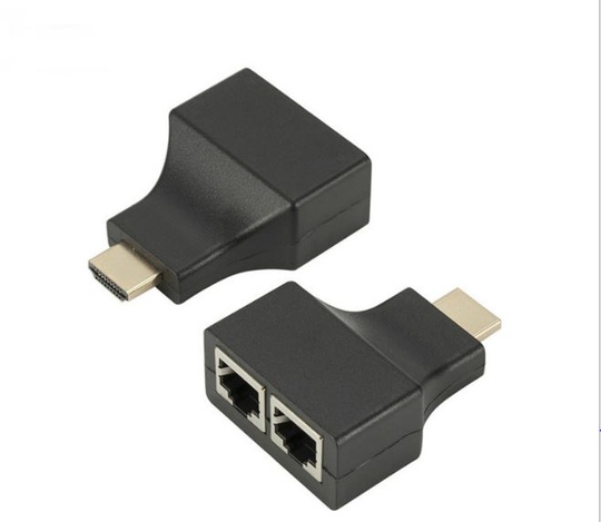 Двухпортовый переходник HDMI-LAN-HDMI