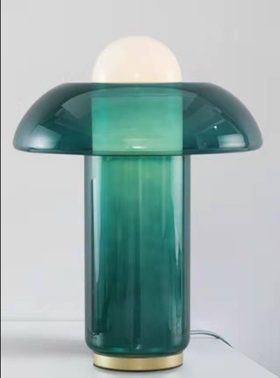 Настольная лампа OUFULA, зеленая, E27