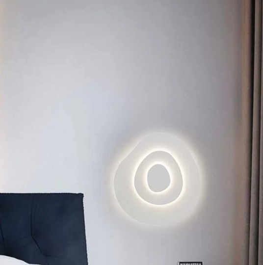 Настенный светильник, Бра, LAWRENCE 47*47 песочно-белый, металл, LED.