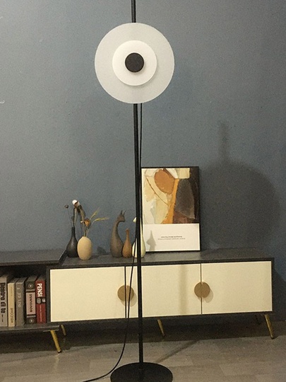 Напольный светильник черный One HOOP Black, LED, 9 Вт