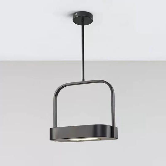 Люстра черная Eloraq, металл, 30*27 см, светодиодная, LED