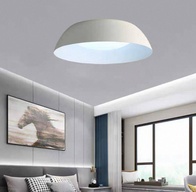 Потолочный светильник белый Elythar, металл, 45*13 см, светодиодная, LED