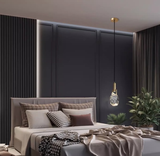 Подвесной светильник TRISS, металл, стекло