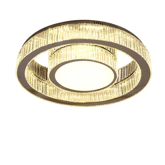 Потолочный светильник, золото, кристалл, JOSIE 80*14 металл, LED.