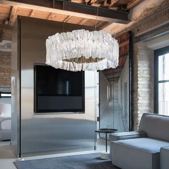 Люстра золотая Ultrivex, металл, 40*20 см, светодиодная, LED