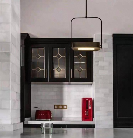 Люстра черная Eloraq, металл, 38*27 см, светодиодная, LED