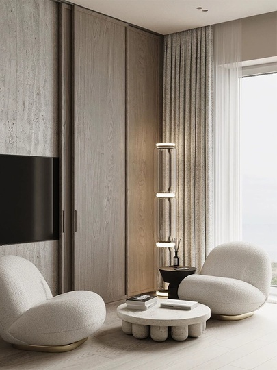 Торшер черный Elumine, 28*28*96 см, LED, Е27, металл, 20 Вт