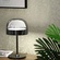 Настольная лампа JACK 24*42, жемчужно-черный, металл, стекло.