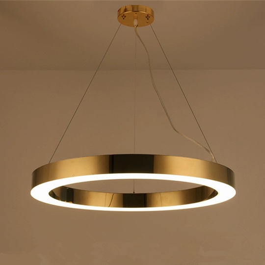 Люстра подвесная, медь, ПММА, CHARLEY 70*5 металл, LED.