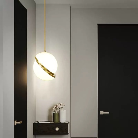 Люстра бронзовая Elypendent, металл, 15*15 см, Е27