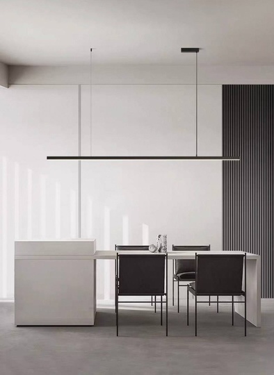 Люстра черная Lumis, металл, 88*200 см, светодиодная, LED