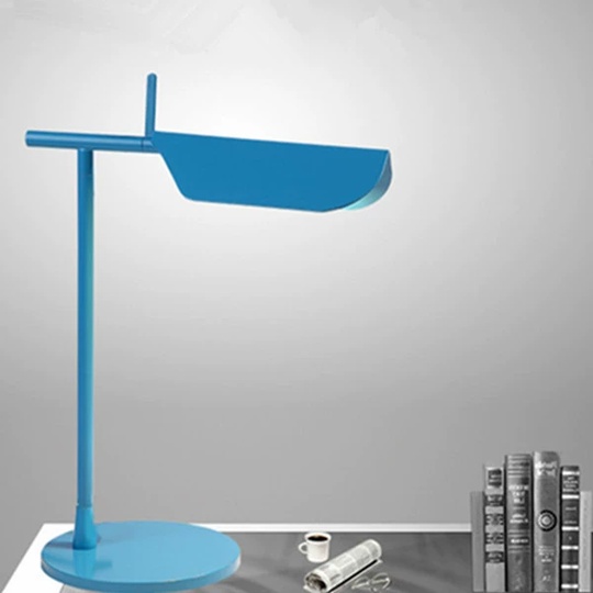 Настольная лампа AMALIA 30*40, синий, металл, G9.