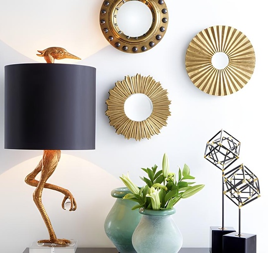 Настольная лампа птица Ibis, 30*62 см, металл, светодиодная, E27