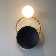 Настенный светильник BERRIK, Бра,  черный, металл, G4.