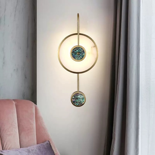 Настенный светильник COREY, Бра 25*50, античная бронза, металл, LED.