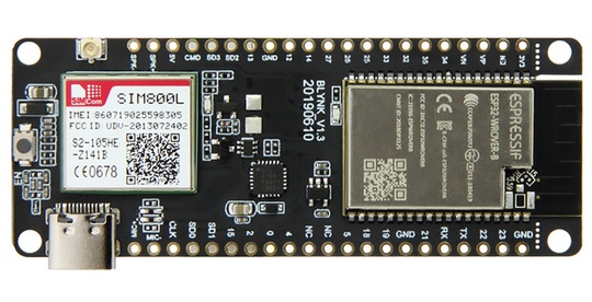Модуль TTGO T-Call SIM800L
