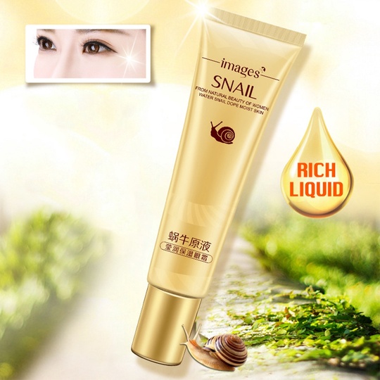 Увлажняющий крем для кожи вокруг глаз на основе муцина улитки Images Snail