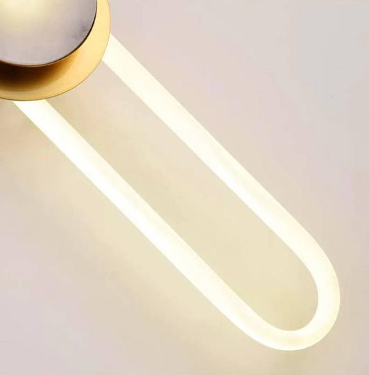 Настенный светильник, Бра, HUBERT 20*150, бронза, металл, LED.