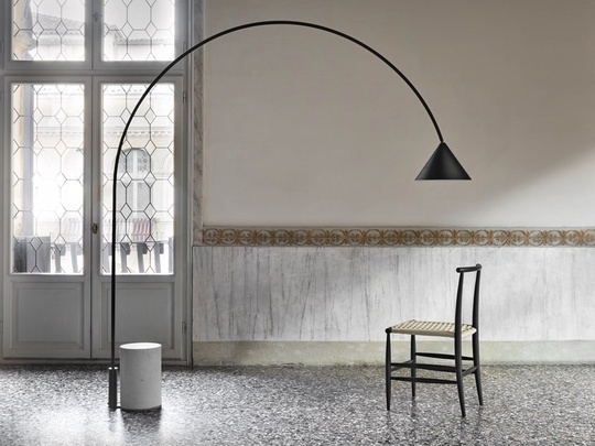 Напольный светильник черный Paolo Cappello, E27, 15 Вт