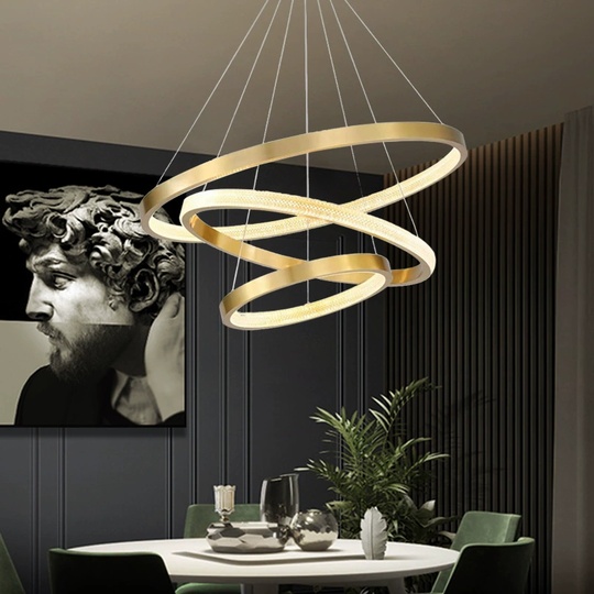 Люстра подвесная, медь, ПММА, MOOSE 80*60*40 металл, LED.