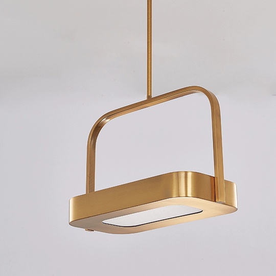 Люстра медная Elexor, металл, 30*27 см, светодиодная, LED