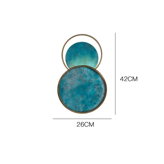 Настенный светильник CORY, Бра 26*42, бронза, металл, LED.