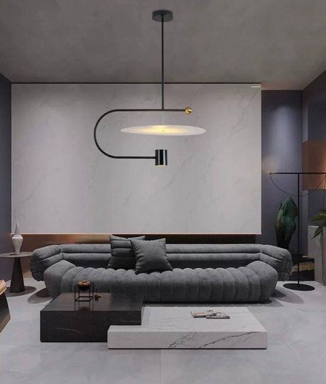 Светильник подвесной, черный, Orvexa, металл, 45*38 см, LED