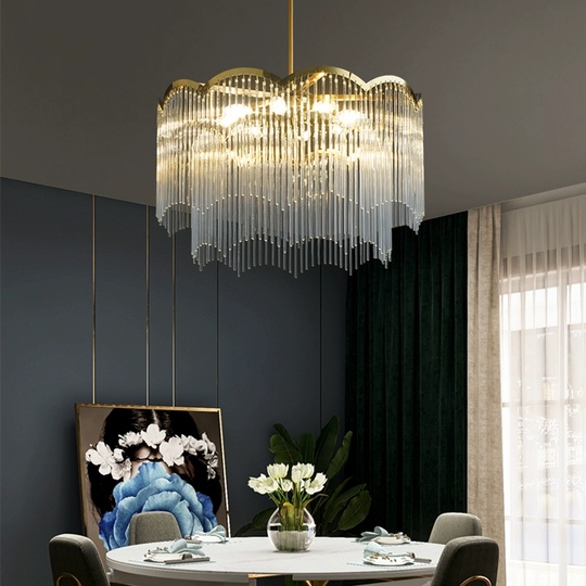 Люстра подвесная, медь, стекло, AUTUTKUN 40*35, металл, Е14.