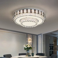 Потолочный светильник, хром, кристалл, MINDY 80*20 металл, LED.