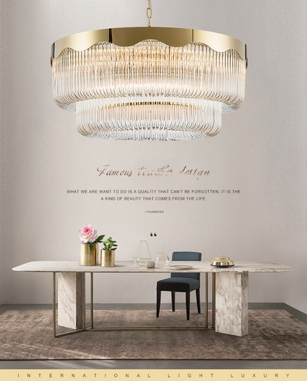 Дизайнерский светильник белый Elvornix, 80*35 см, лампа накаливания, e14, железо, стекло, модерн, белый