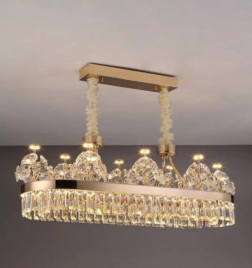 Подвесной светильник UMUT 80*33, золотой, кристалл, металл,  LED.