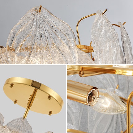 Дизайнерский светильник белый Ulvarex, 80*53 см, led, e14, железо, стекло, современный, белый