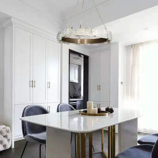 Светильник подвесной бронзовый Alveris, металл, трос 100 см, 70*18 см, LED