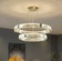 Люстра подвесная CAGDAS 120*150 бронза, кристалл, металл, LED.