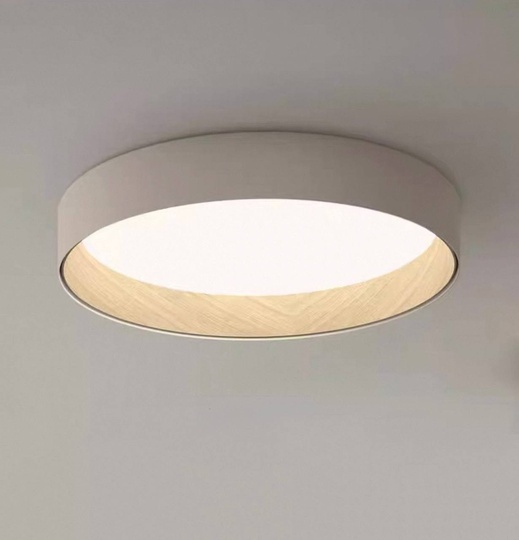 Потолочный светильник белый Elystran, металл, 33*13 см, светодиодная, LED