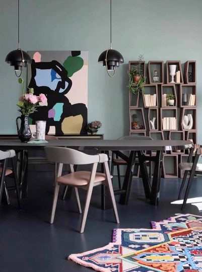 Светильник черный Ovelyn, металл, 38*40 см, Е27