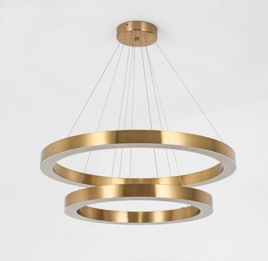 Люстра подвесная, медь, ПММА, ELLIOT 60*80 металл, LED.