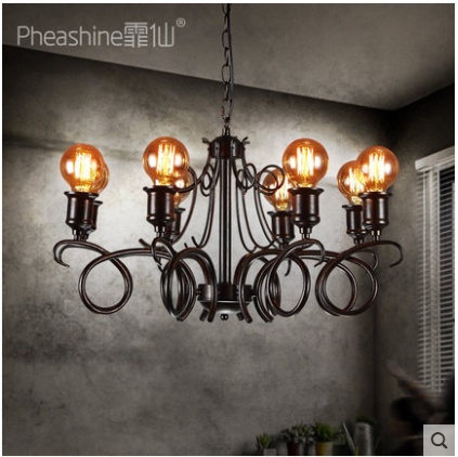 Дизайнерский светильник модель 70*42 см, накаливающееся, E27, железо, металл, китай