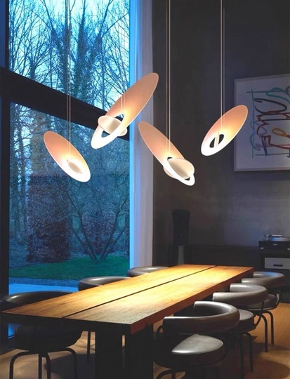 Светильник белый Eladrix, металл, 40*150 см, LED