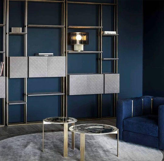 Настольная лампа LESLEY 30*31, дымчатое золото, смола, стекло