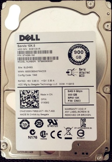 DELL 900G SAS 10K ST9900805SS