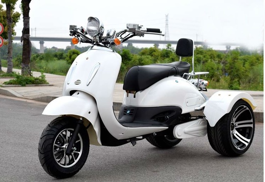 Электромотоцикл Dingsen (белый)