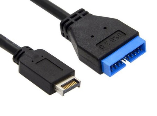 Кабель Type-E 3.1 - USB 20Pin (0.3 м)