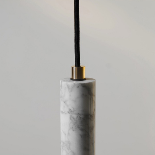 Подвесной светильник мрамор, 7*30 см. STONE MARBLE - светильник мрамор, E14